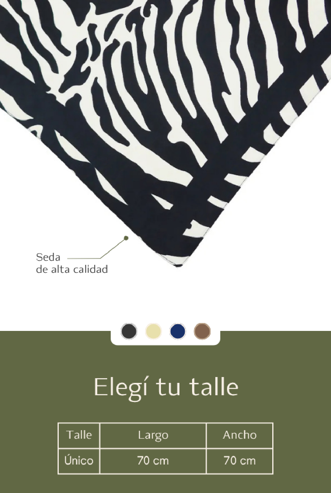 PAÑUELO DE SEDA PREMIUM